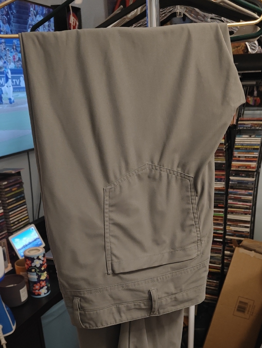 Awearness Kenneth Cole Men's Gray Performance Pants 44x32